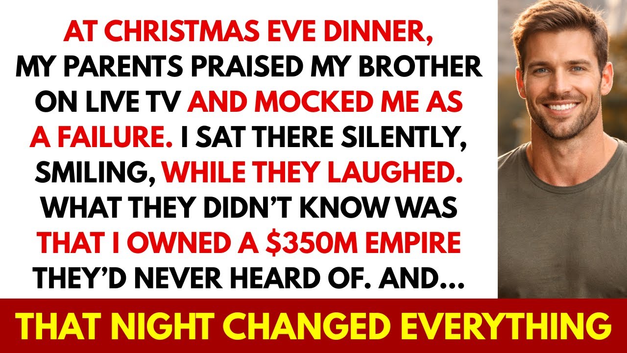 My Parents Humiliated Me at Christmas — They Never Knew I Built a $350M Empire Behind Their Backs