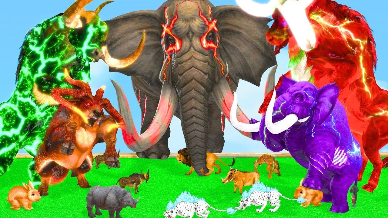 Incredible Animals Race vs Dinosaurs vs Prehistoric Mammals Speed Race Run: Who Will Win?ARBS