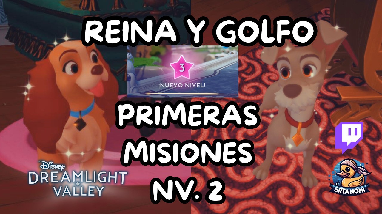 Las PRIMERAS MISIONES de DAMA y VAGABUNDO | Disney Dreamlight Valley