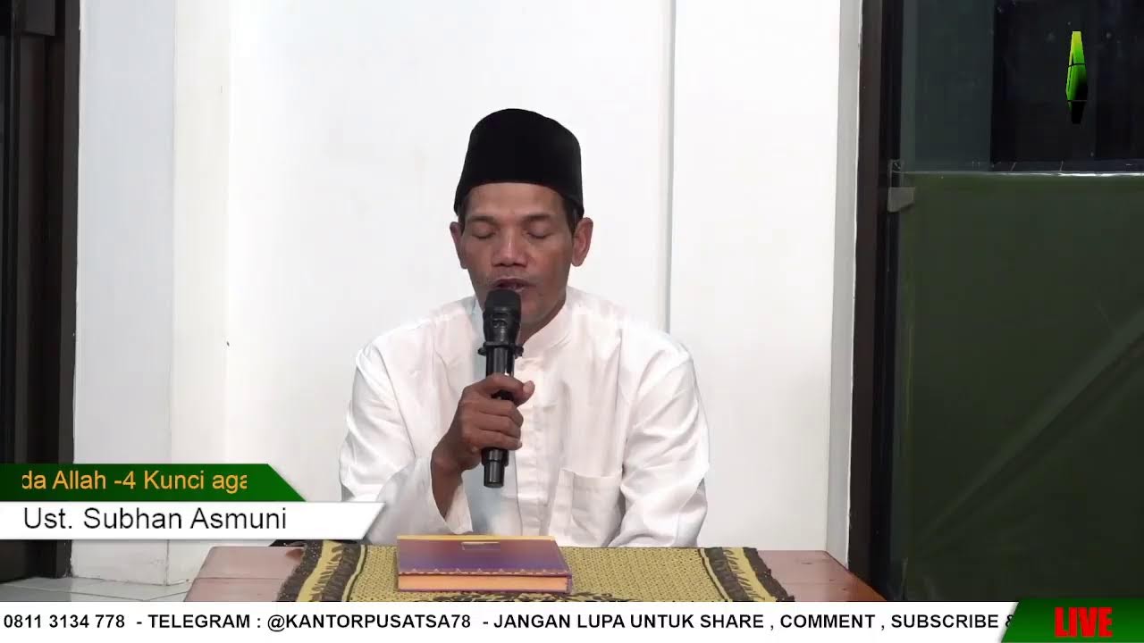 Pengajian Malam Senin -4 Kunci agar Wushul kepada Allah  - (04-01-2026)