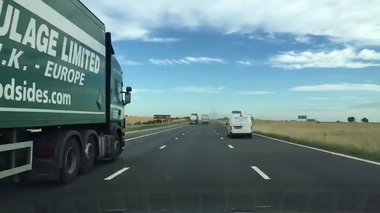 A1 UK's longest road London to Edinburgh entire length time lapse