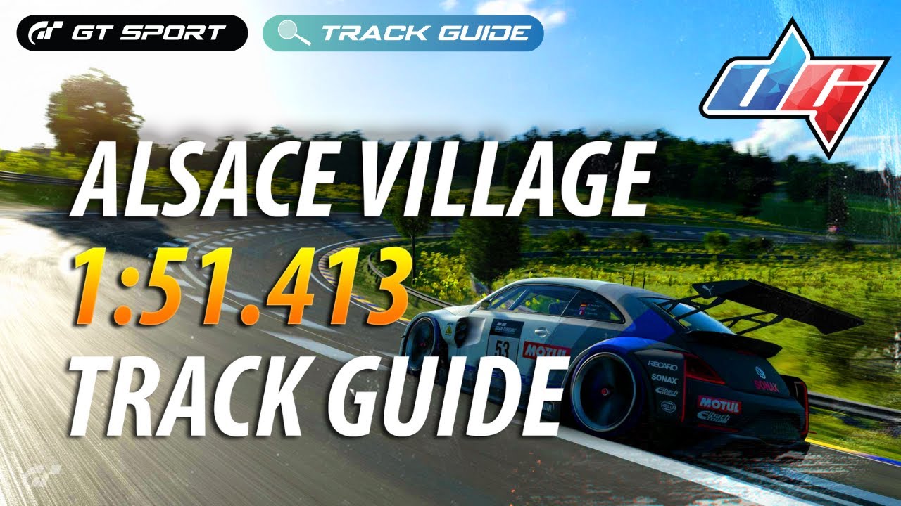 GT Sport | Ежедневный путеводитель по гоночной трассе Alsace Village | VW Beetle Gr.3