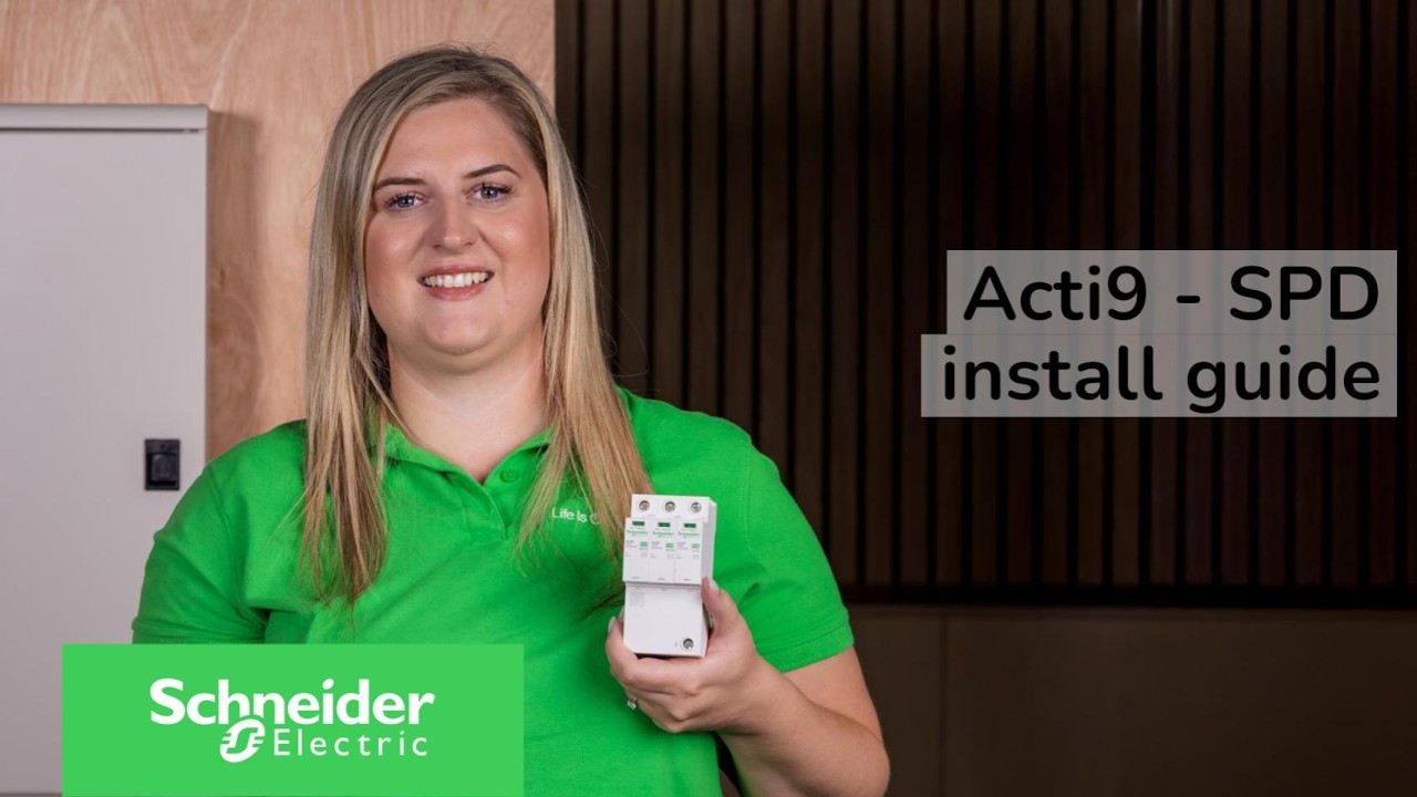 How to install: Plug-on SPD for Acti9 | Schneider Electric