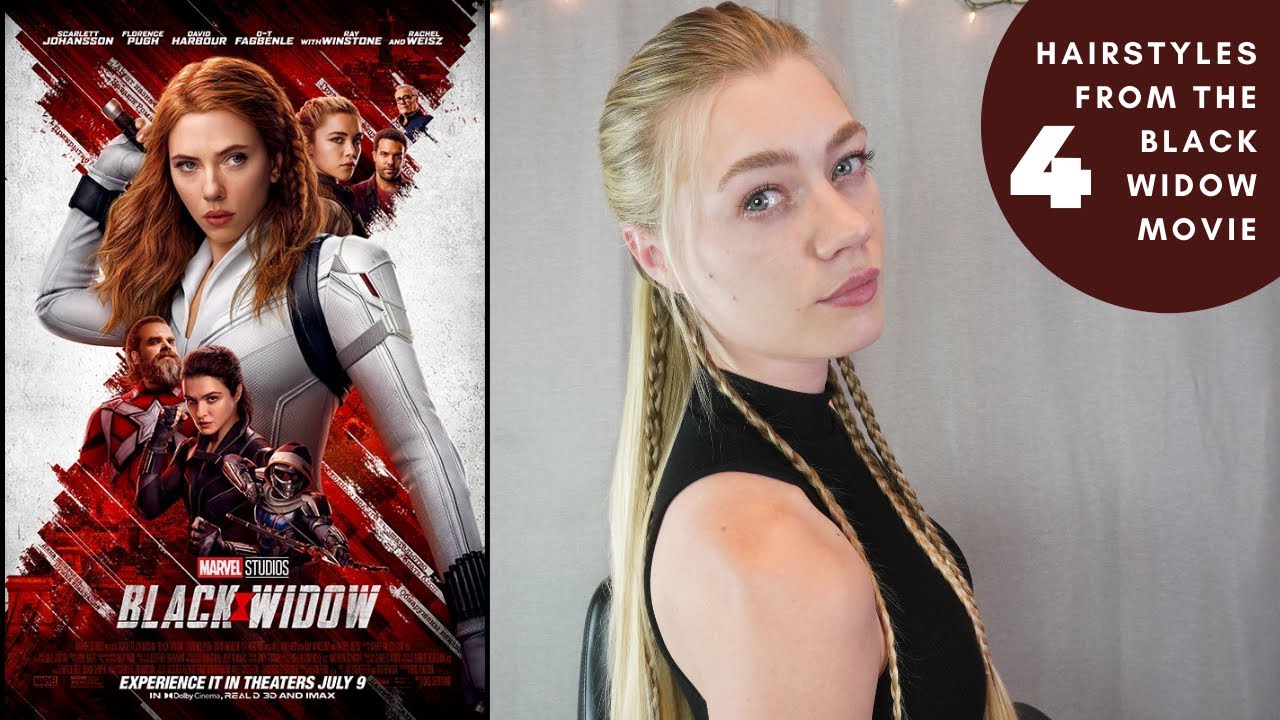 Black Widow hairstyles tutorial and Yelena Belova hairstyle | 408beautybygreta