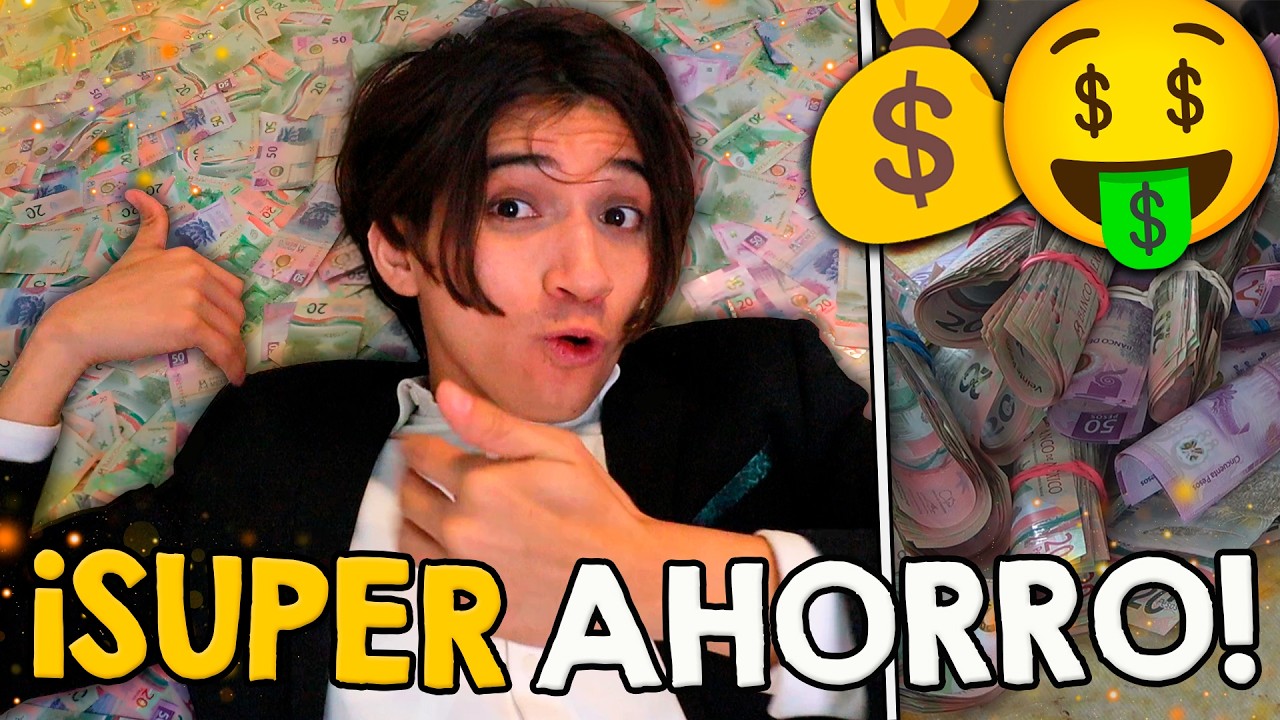 AHORRÉ BILLETES DE $20 y $50 PESOS POR 1 AÑO 🤑 | VlogsPaper
