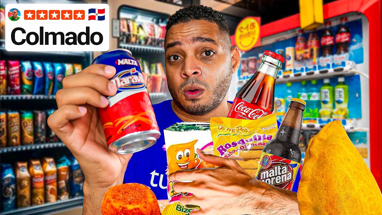 No creerás lo que venden en un COLMADO Dominicano 🇩🇴 | Street Food RD