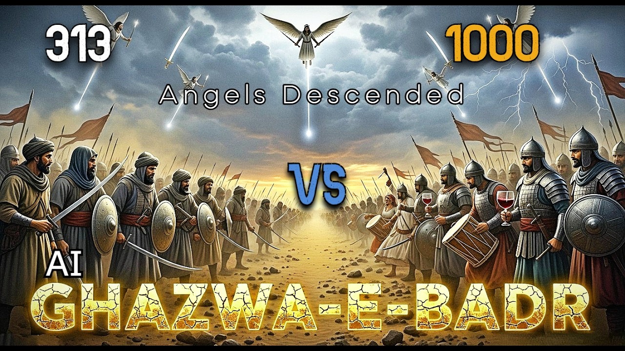 313 vs 1000 Ghazwa-e-Badr | First War In Islam
