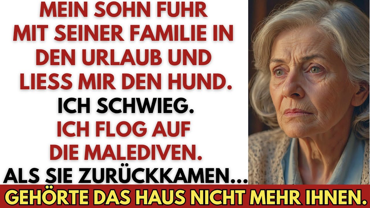 Mein Sohn reiste mit Familie – ich bekam den Hund. Ich wählte: die Malediven.