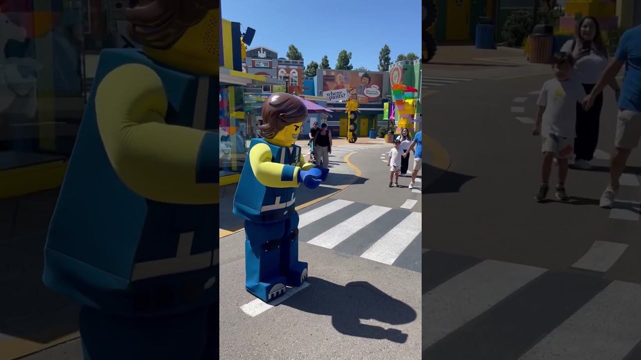 Meeting REX Legoland California #legoland #legomovie #shorts