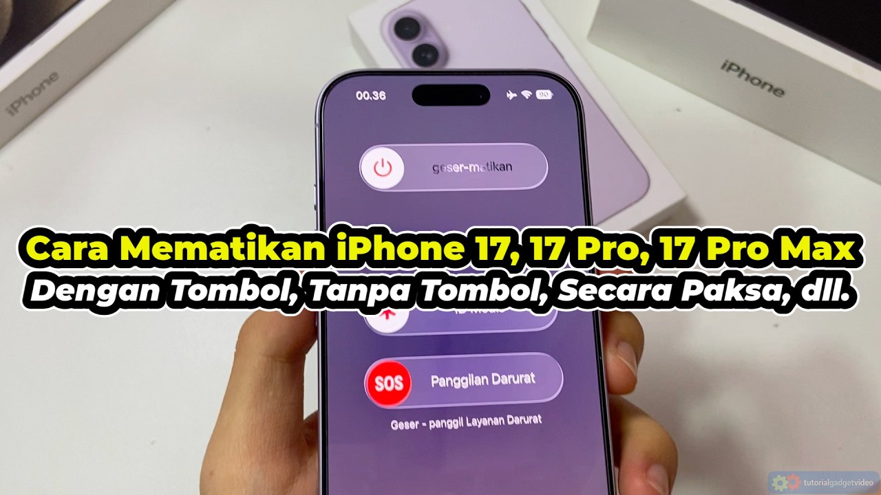 Cara Mematikan iPhone 17, 17 Pro, 17 Pro Max (Dengan atau Tanpa Tombol) - LENGKAP!
