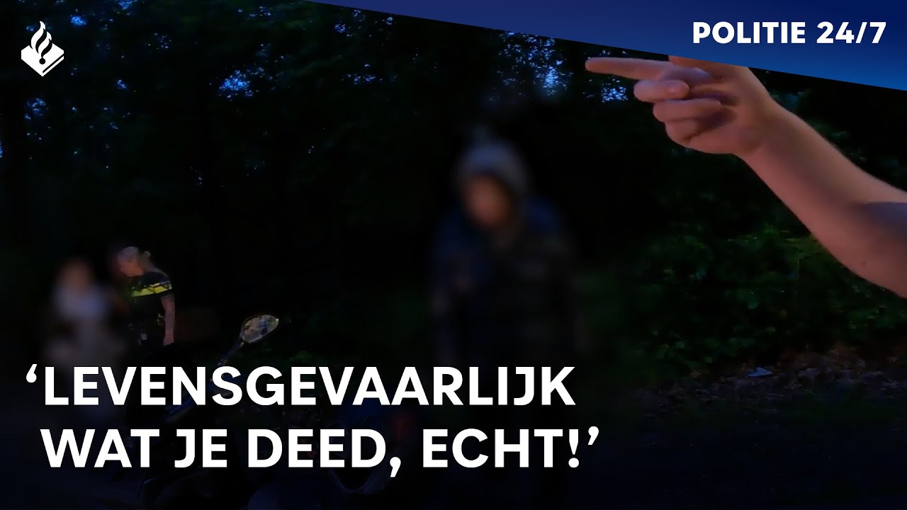 Scooter rijden zonder rijbewijs | POLITIE 24/7