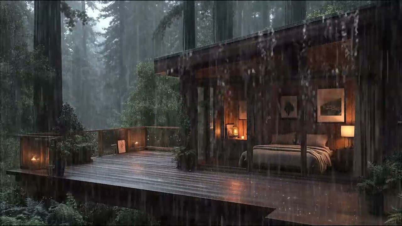 Soothing Forest Rain Sounds for Sleep Deeply and Stress Relief