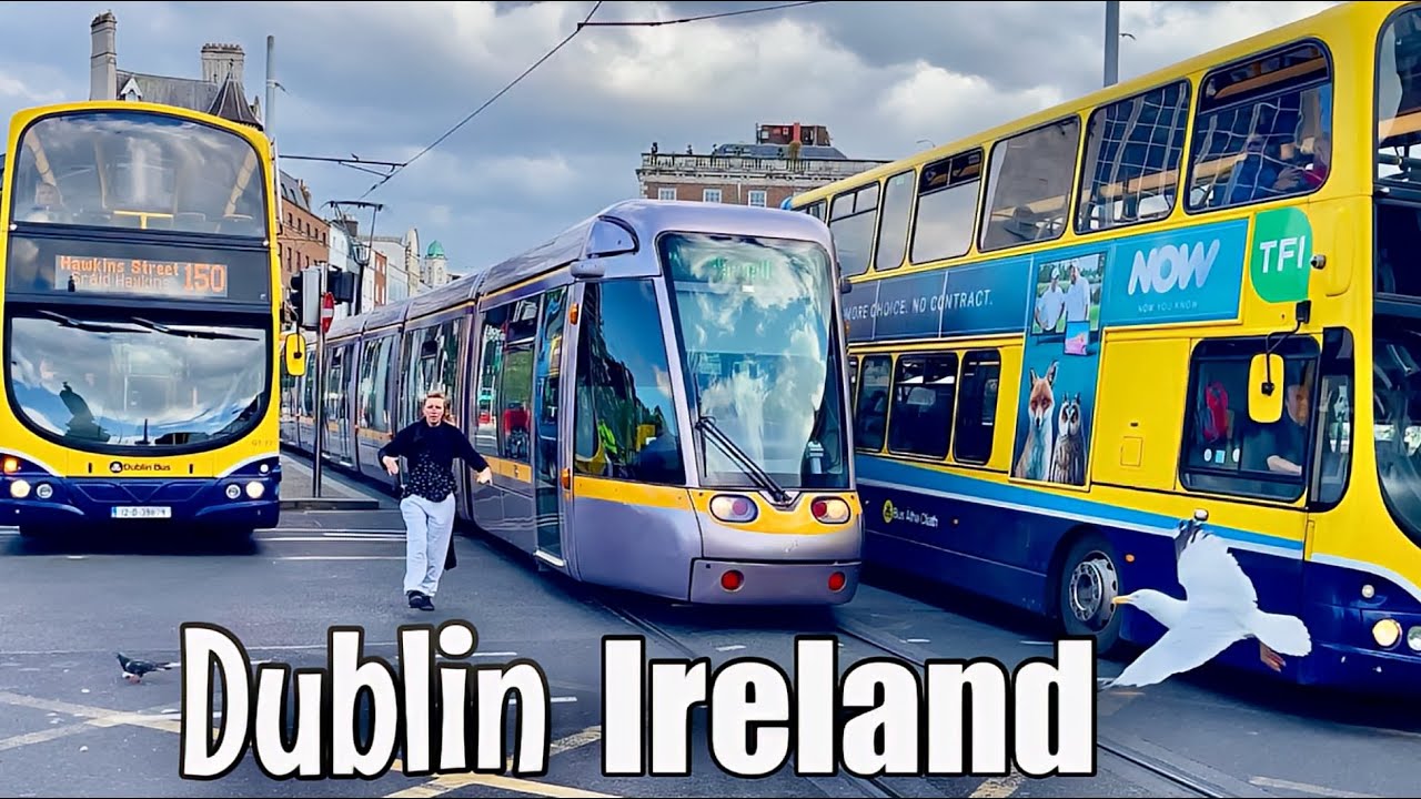 Dublin City Centre, Ireland | walking the streets of Dublin | 4k walking tour , 60fps uhd