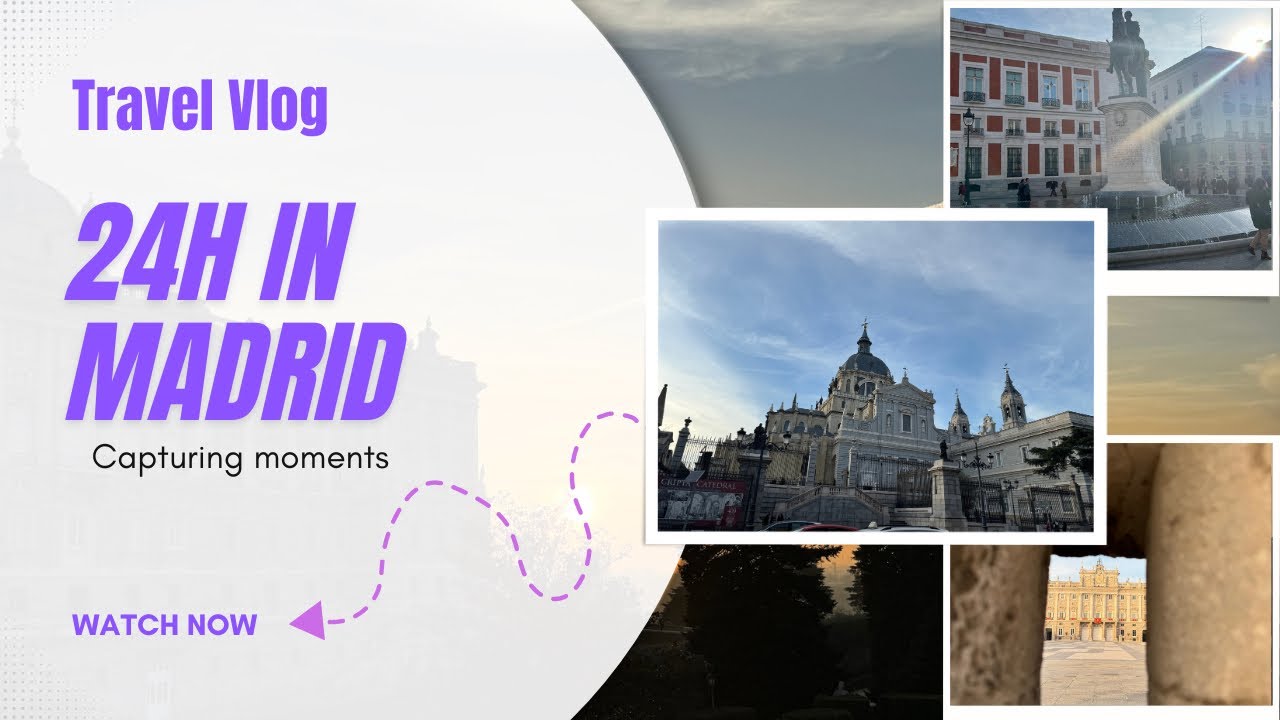 VLOG de CĂLĂTORIE | 24H in Madrid #travelvlog #vlogdecalatorie #travelvlog #businesstravel