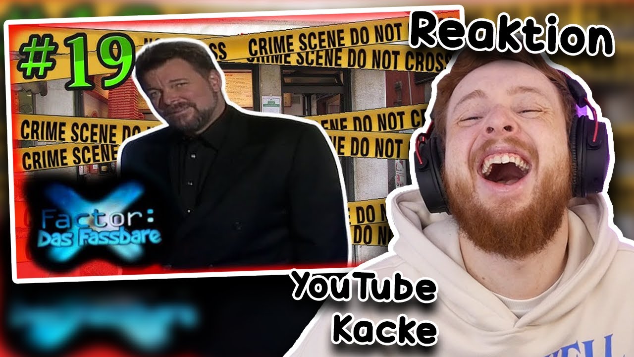 Reaktion auf YOUTUBE KACKE Mord in der Pizzabude | X-Factor: Das Fassbare #19 😅