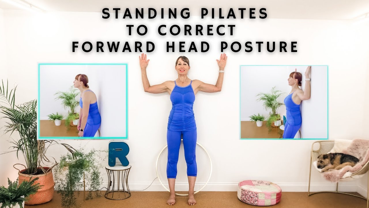 Standing Pilates for&nbsp;Forward Head Posture and Painful Neck | 10 Minutes