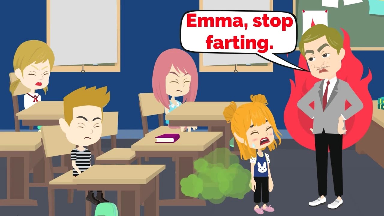 Emma and Her Mysterious Tummy Trouble | Learn English | English Animation  2025