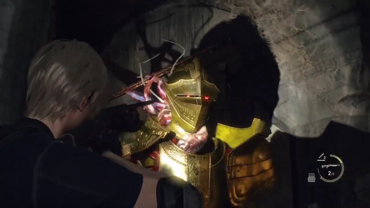 These knights stood no chance:Resident Evil 4