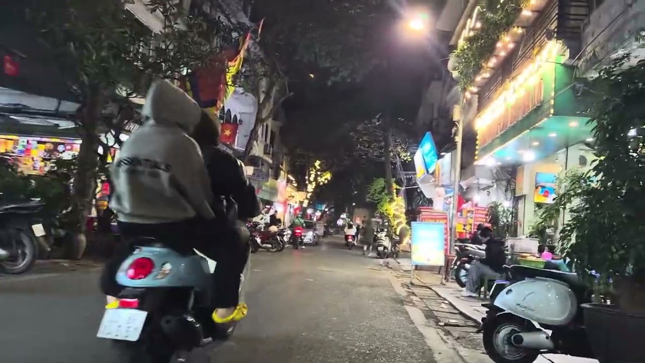 Phố Nguyễn Siêu Hà Nội mùa đông