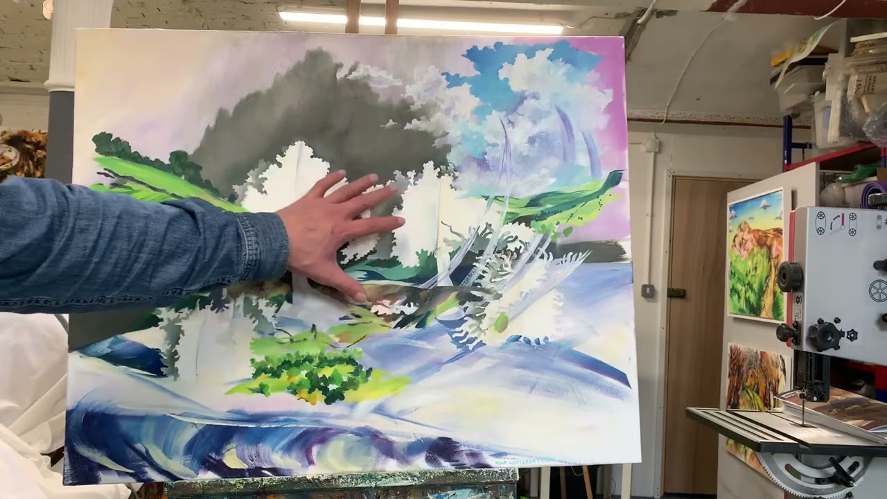 The creation of the Shadow painting’s