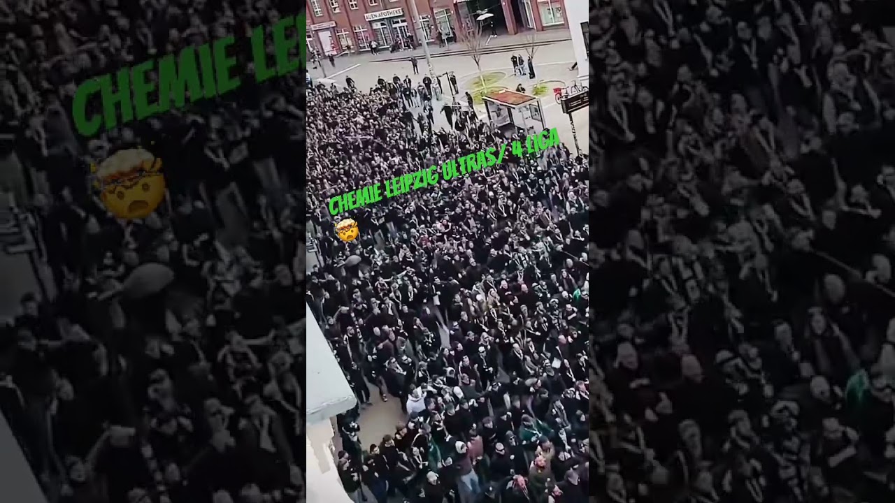 Chemie Leipzig Ultras🗣️🟢⚪️ vor Derby gegen Lok Leipzig #ultras #4liga #leipzig #ostdeutschland