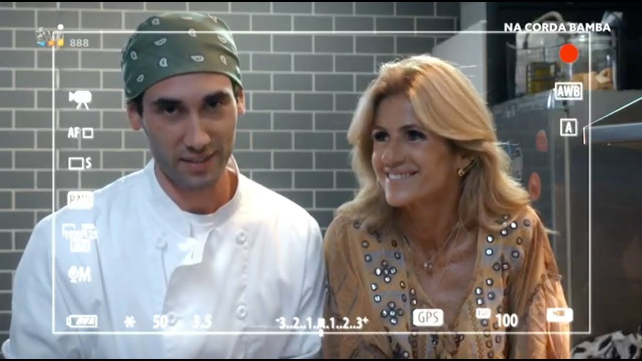 Gabriel grava vídeo com Bibá Pitta