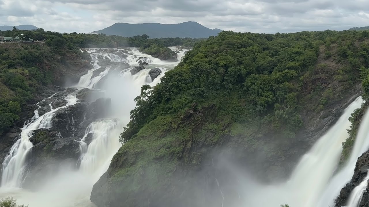 Ride to Gaganachukki Falls 🌊