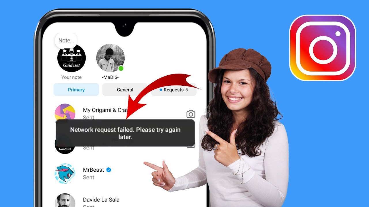 How to Fix Network Request Failed Please Try Again Later Instagram Problem