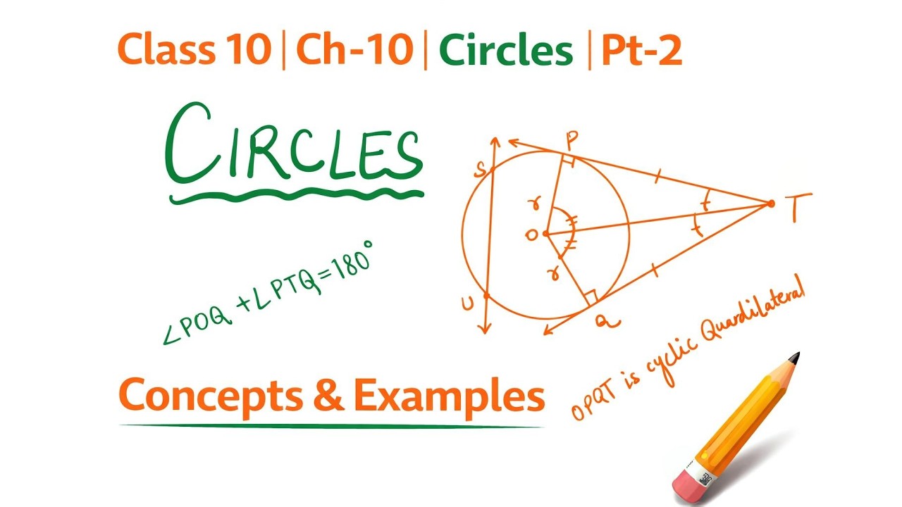 Class 10 | Ch-10 | Circles | Pt-2| Problems