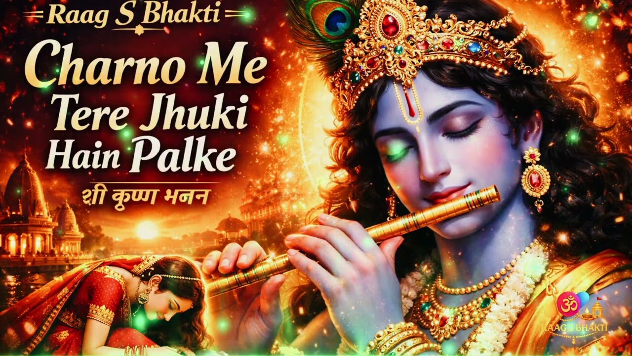 Charno Me Tere Jhuki Hain Palke 🙏 | Beautiful Krishna Bhajan | @RaagSBhakti