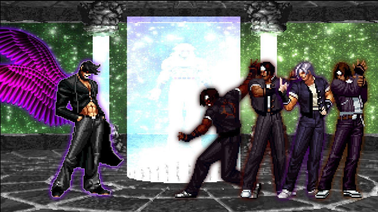 [KOF Mugen] Iori Yagami Fen LV 1 Vs Orochi Kusanagi WF Team