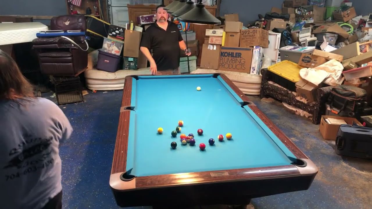 Justin Clark vs Brandon Mullis - 8 Ball Practice