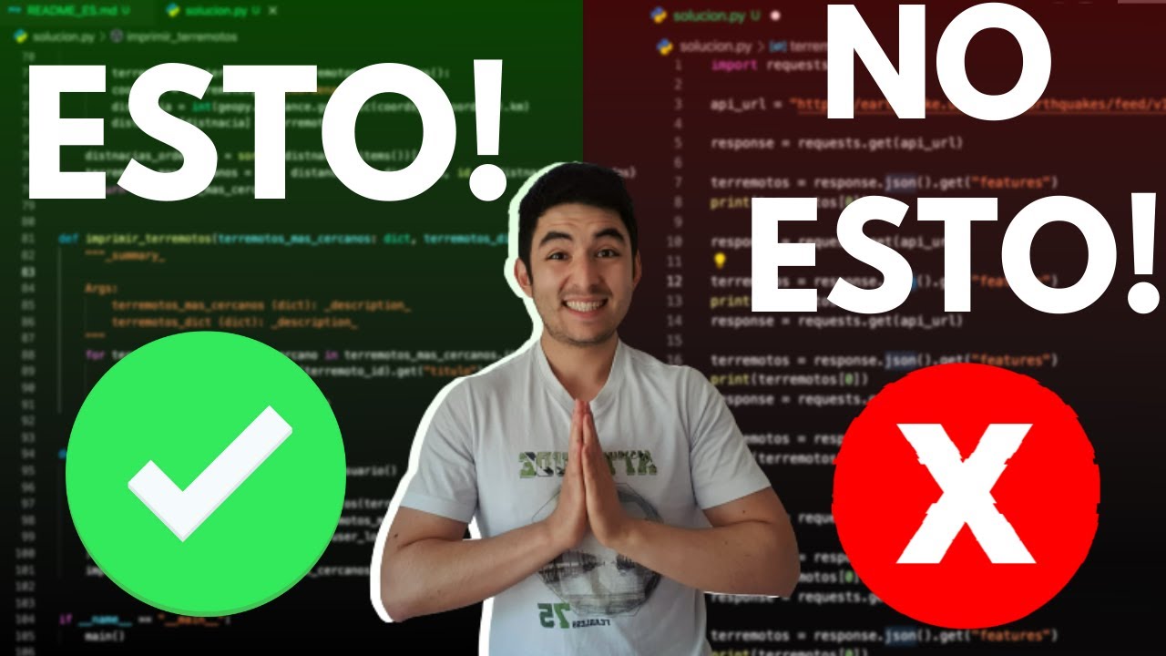 NUNCA escribas CÓDIGO en PYTHON COMO ESTE | Python REFACTOR