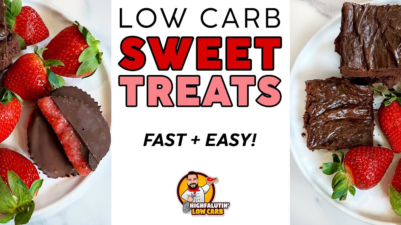 These 2 KETO SWEET TREATS Are Fast & Easy! - Low Carb Dessert Snack Recipes