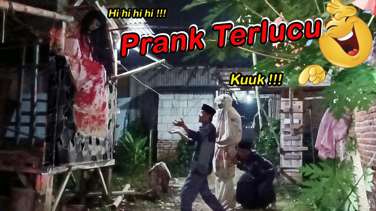 Prank Terlucu Pocong dan Kuntilanak Bikin Ngakak Disangka temennya Disuruh Doa #exposecisoka #viral