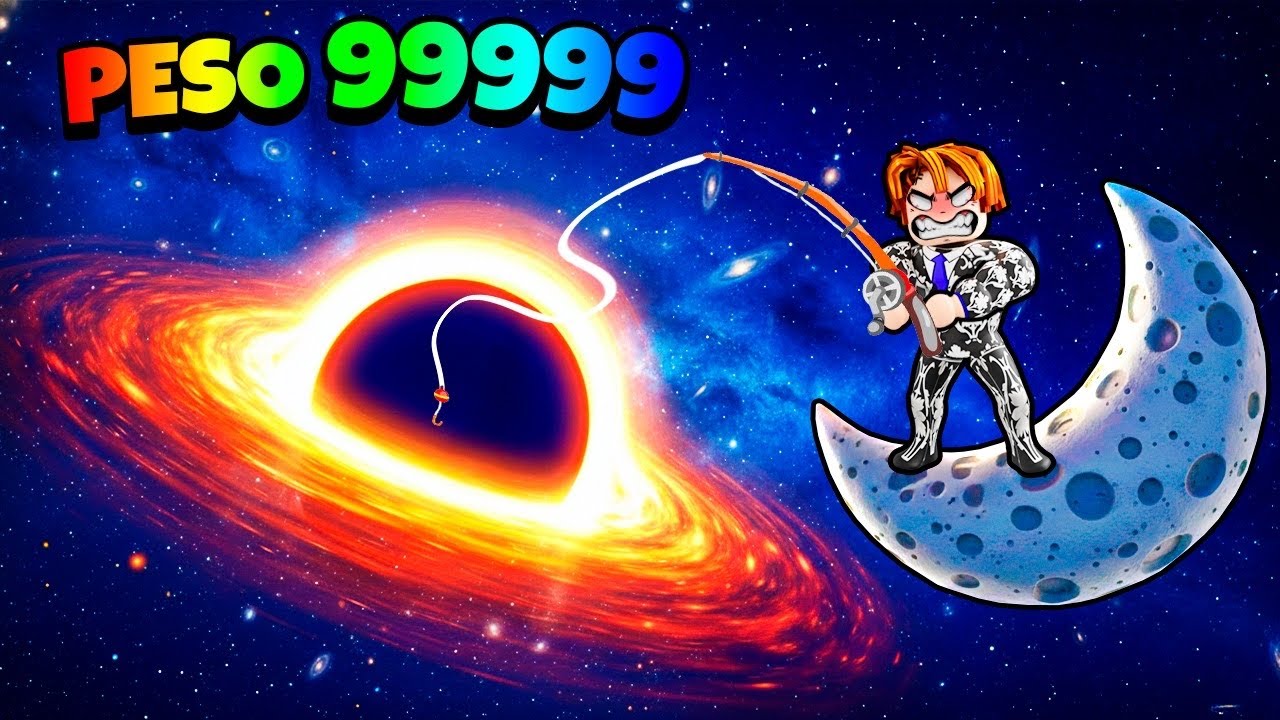 Pesquei o Universo no Roblox 😱 (Jogo Completo)