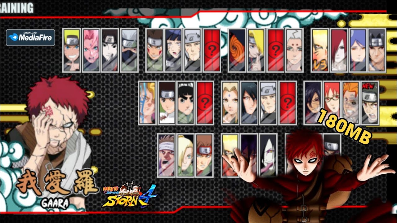 ❗ Download Naruto Senki Mod Land of Snow Full Character MediaFire 