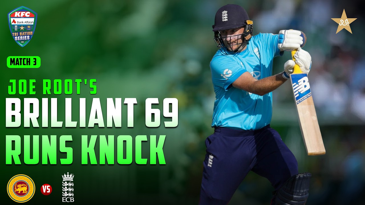 Joe Root's Elegant 69 Runs 👏 | Sri Lanka vs England | Match 3 | ODI Tri-Series | MZS1K