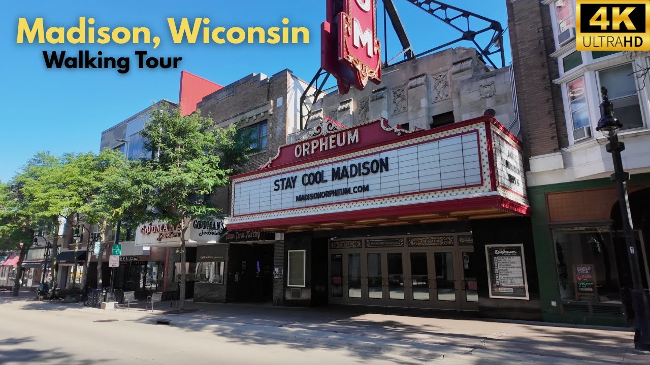 Madison, Wisconsin 🇺🇸 Walking Tour 2025 [4K]
