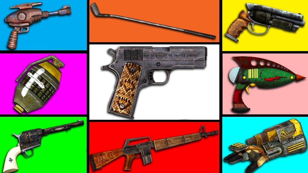 All Fallout New Vegas Unique Weapons