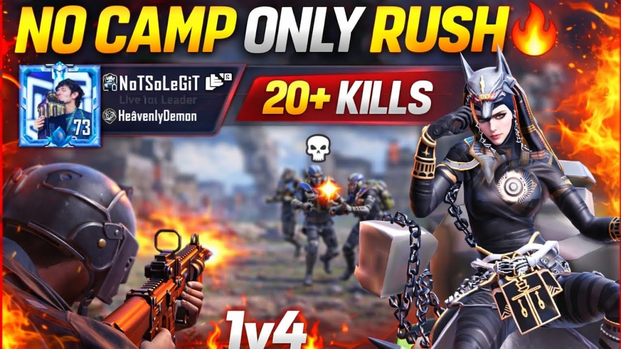 &ldquo;No Camp, Only Rush 🔥 20+ Kills Gameplay