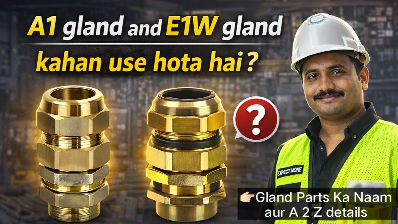 Cable Gland Kitne Prakar Ke Hote Hai 🤔| Interview Questions | Part 2