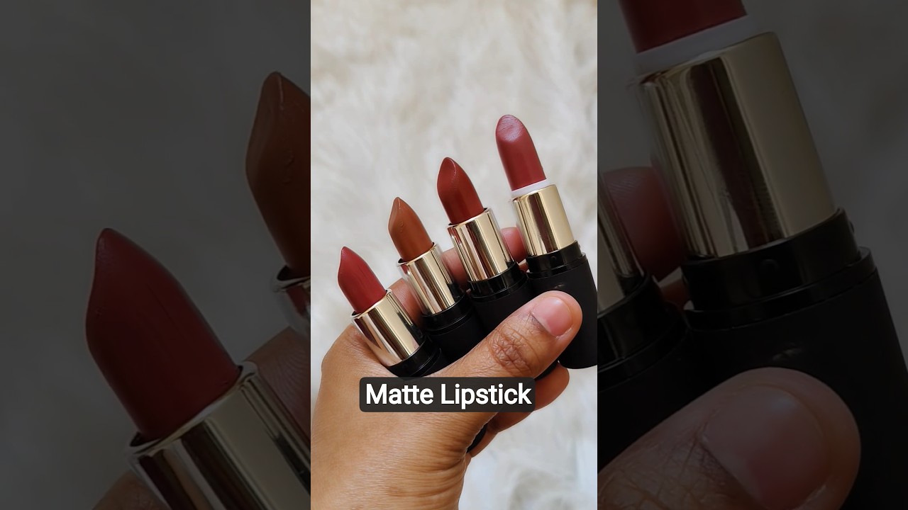Maliao Forever Matte Lipsticks #lipsticklover #lipstick #mattelipstick #lipstickswatch #ytshorts