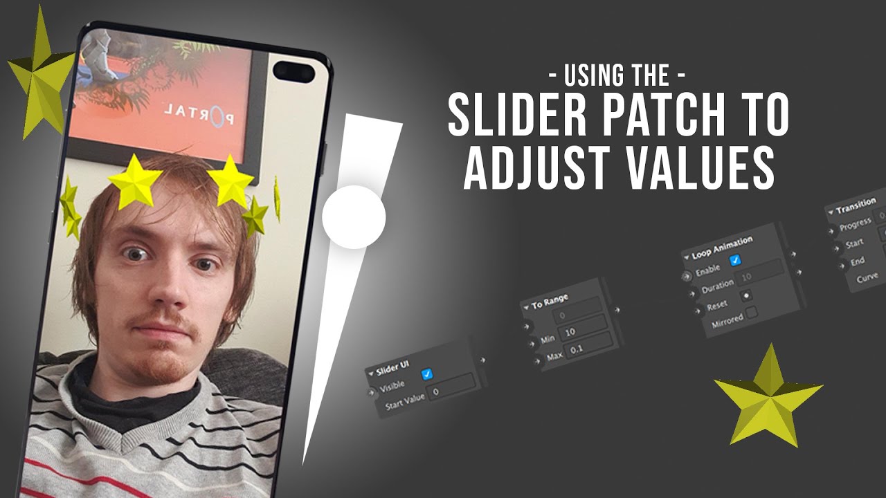 Adjusting values via Slider Patch | Spark AR Studio