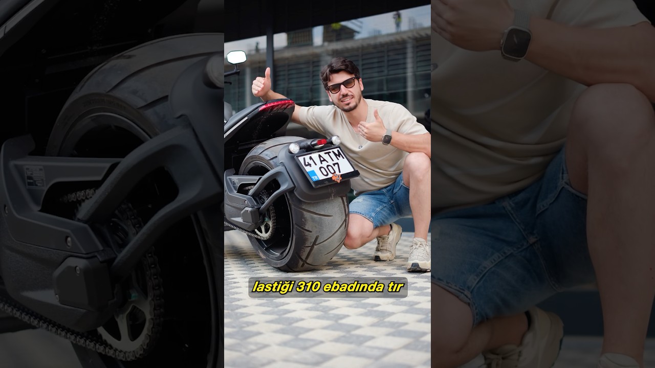 Kamyon Lastiği Olan Motor !! #benda #lfc700