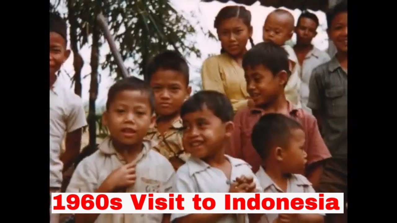 1960s HOME MOVIE  TRIP TO INDONESIA  JAKARTA BANDUNG 