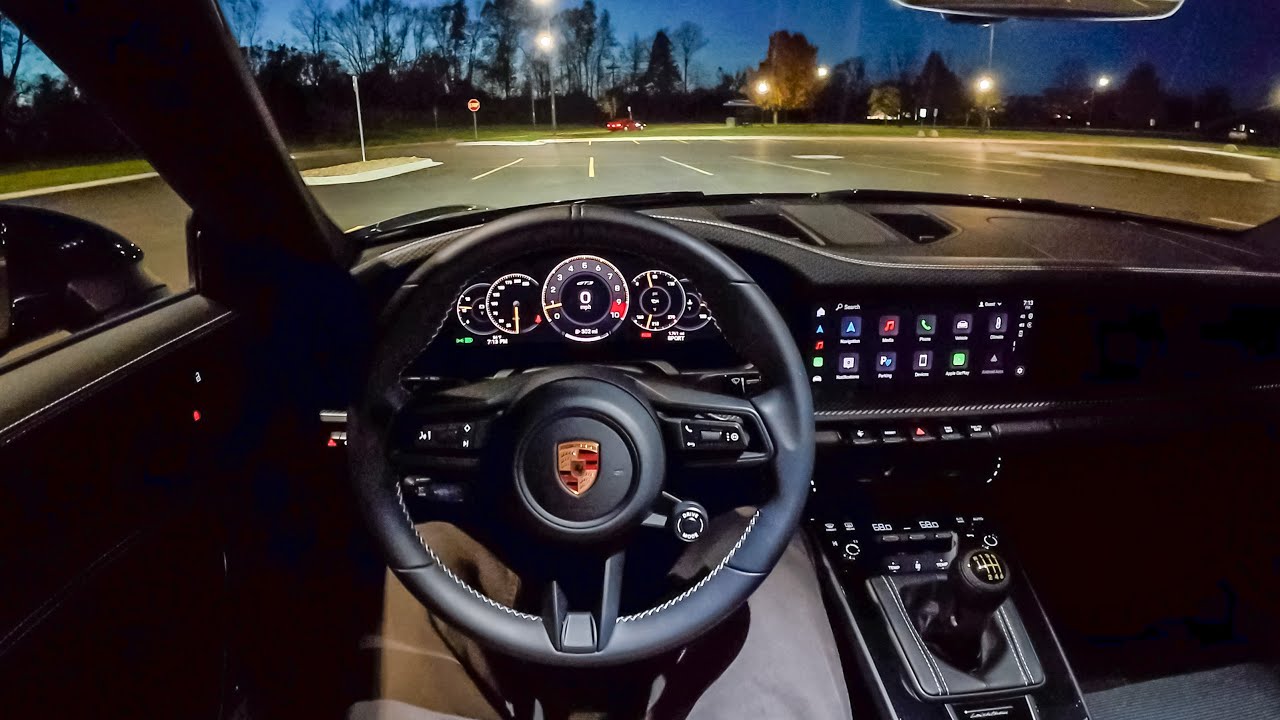 2025 Porsche 911 GT3 Touring - POV Night Drive (Binaural Audio)