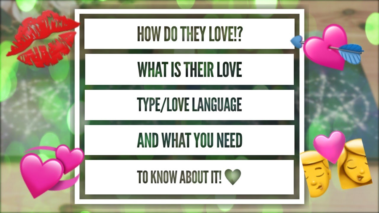 How do they Love!? What is their Love type? // Tarot Pick-a-card! 💕