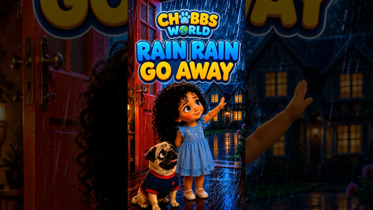 Rain Rain Go Away 🌧️ | Chubbs Nursery Rhymes for Kids | Family Sing Along Song