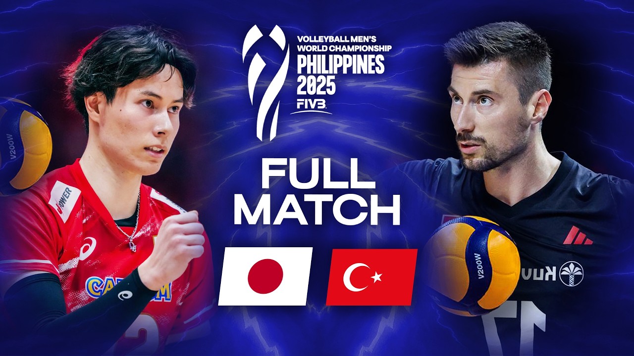 Japan 🇯🇵 vs. T&uuml;rkiye 🇹🇷 | Full Match | World Championship 2025 - Men